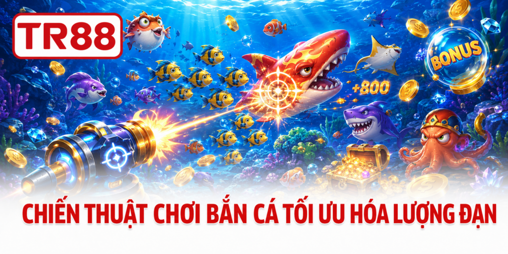 Chiến thuật chơi bắn cá tối ưu hóa lượng đạn