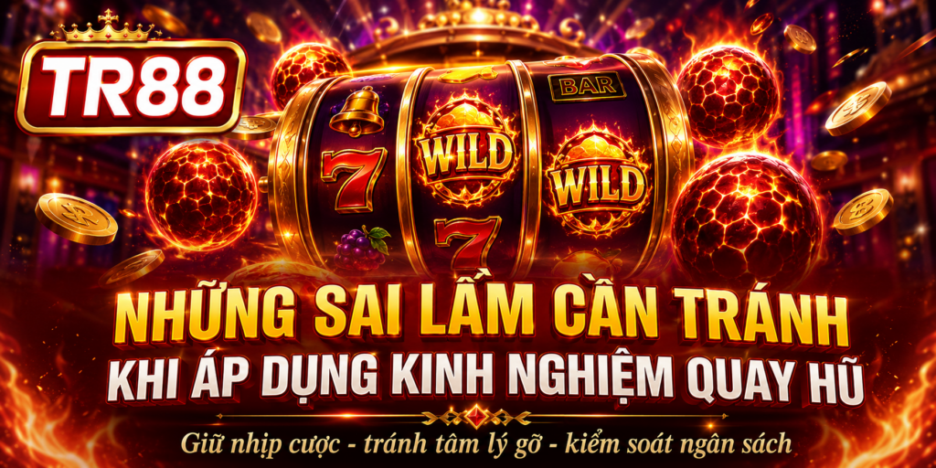 Bí Quyết Chơi Nổ Hũ Đỉnh Cao Giúp Bạn Đổi Đời Tại TR88 4 Sài lầm cần tránh TR88