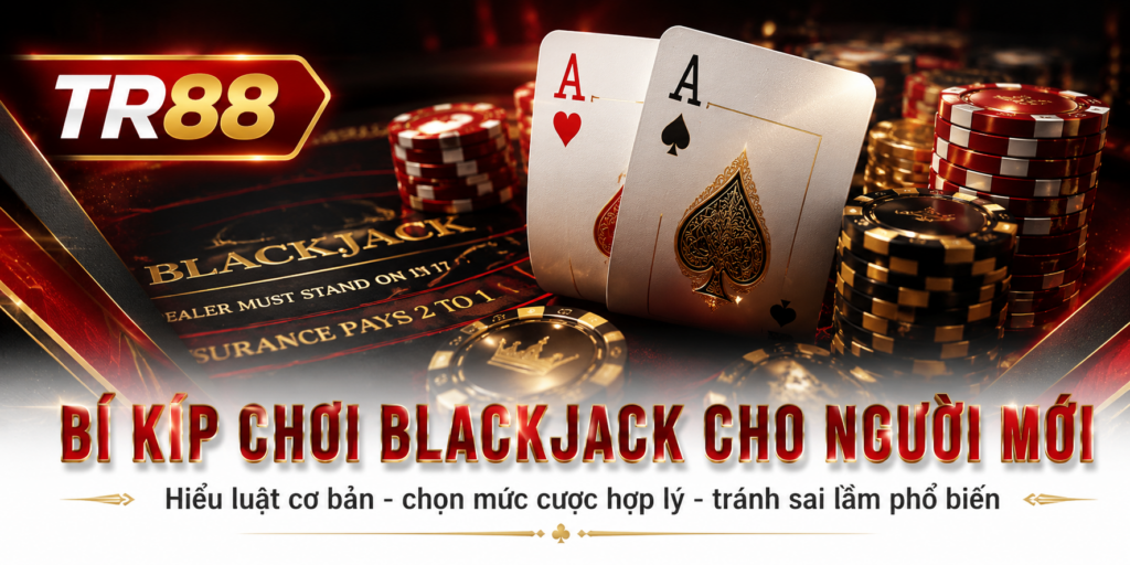Chiến Thuật Chơi Blackjack - Bí Quyết Đỉnh Cao Từ Cao Thủ 2 Bí kiếp người mới chơi TR88