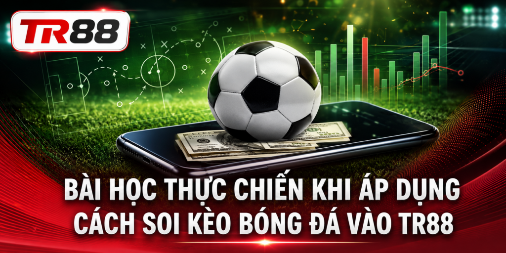 Cách Soi Kèo Bóng Đá - Phương Pháp Chuẩn Xác Từ Cao Thủ TR88 4 Bài học thực chiến TR88