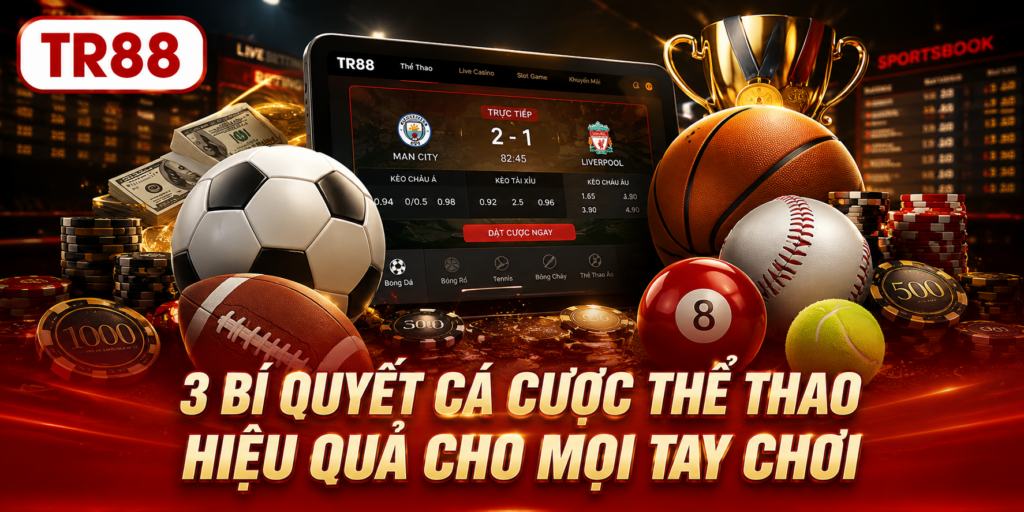 Bí quyết cá cược thể thao TR88